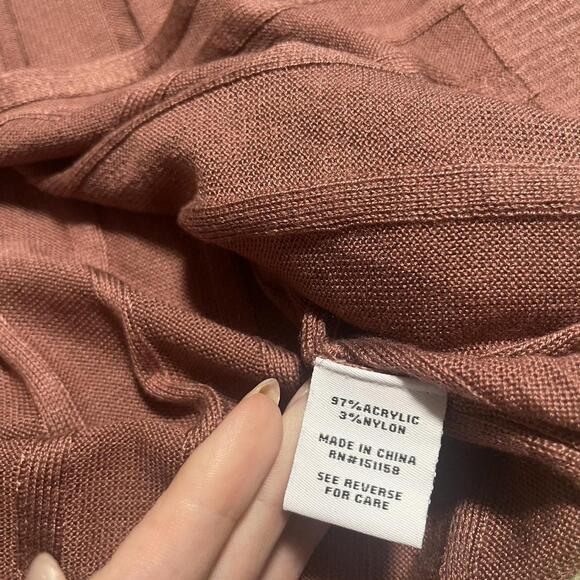 Pink Cardigan With Tie Front - Picture 5 of 6